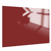 Доска стеклянная магнитно-маркерная Classic Boards BMG1810, 180х100см, арт. GB1810, цвет красный(работаем с юр