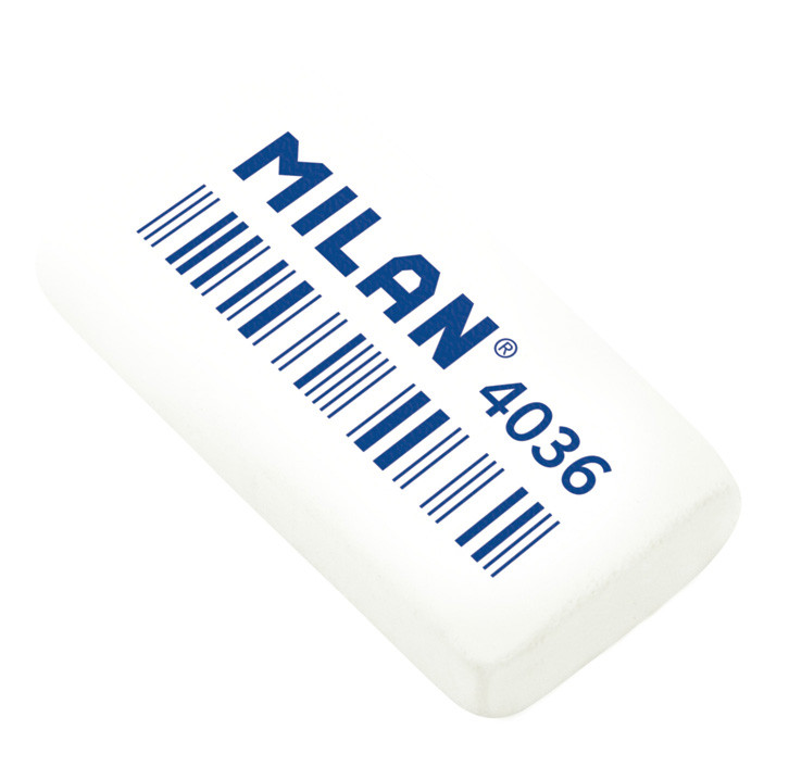 Ластик Milan "4036", прямоугольный, синтетический каучук, 39*20*8мм, арт. CNM4036(работаем с юр лицами и ИП)