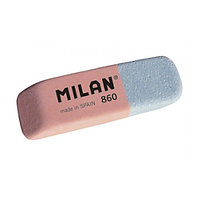 Ластик Milan "860", скошенный, комбинированный, натуральный каучук, 47*14*7мм, арт. CCM860RA(работаем с юр