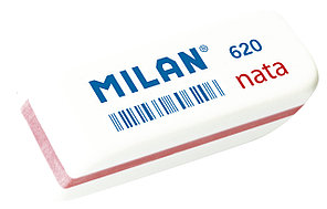 Ластик Milan "Nata 620", cкошенный, пластик, 56*19*12мм, арт. CPM620(работаем с юр лицами и ИП)