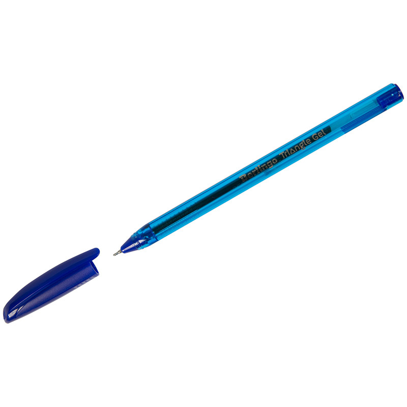 Ручка гелевая Berlingo "Triangle Gel" синяя, 0,5мм, трехгран. CGp_50131(работаем с юр лицами и ИП) - фото 1 - id-p113245015