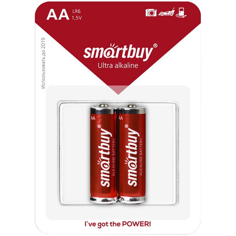 Батарейка SmartBuy AA (LR06) BC2 SBBA-2A02B(работаем с юр лицами и ИП)