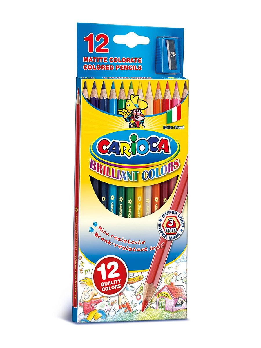 Набор карандашей цветных CARIOCA 12 цв.+точилка, арт.40380