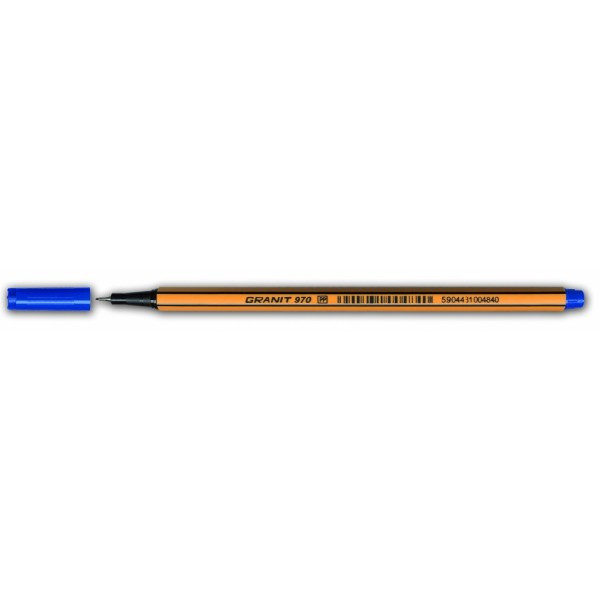 Ручка капиллярная C970, 0,4 мм, GRANIT, цвет синий(работаем с юр лицами и ИП) - фото 1 - id-p113245347