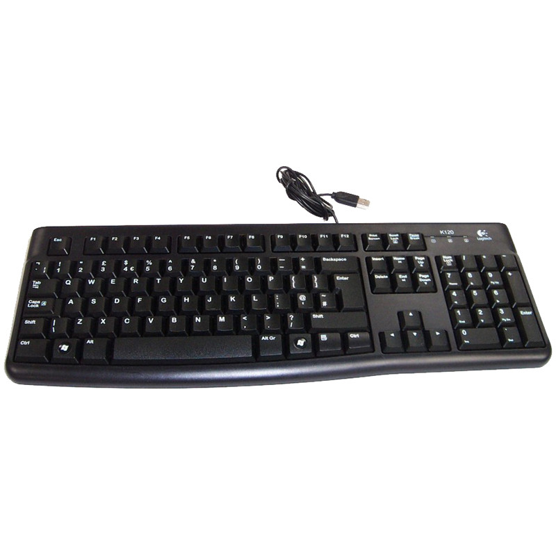 Клавиатура Logitech K120, USB, черный 920-002522(работаем с юр лицами и ИП)