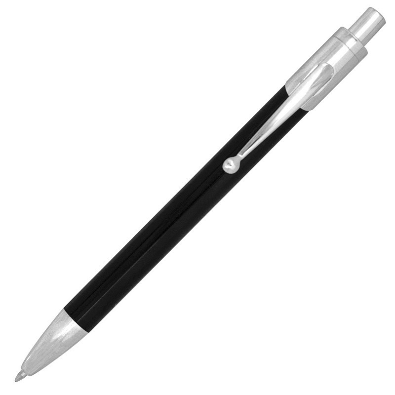 Ручка шариковая, автоматическая, металлический корпус,  хромированные детали, арт. IMWT1141, цвет корпуса