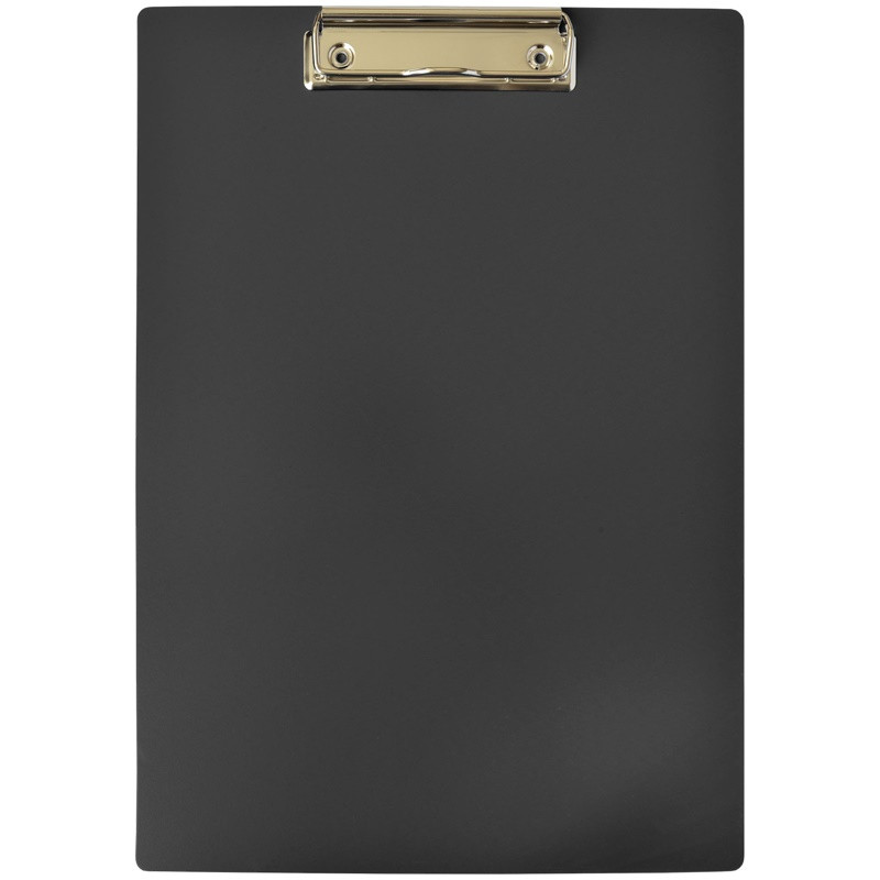 Планшет с зажимом OfficeSpace А4, пластик, цвет черный(работаем с юр лицами и ИП) - фото 1 - id-p113245603