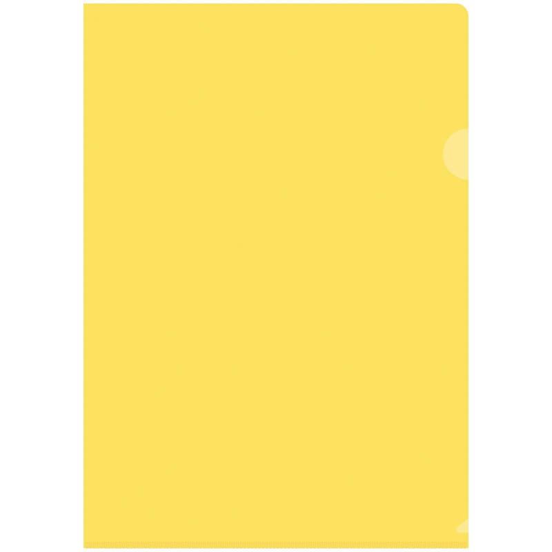 Папка-уголок OfficeSpace, А4, 150мкм, цвет желтый(работаем с юр лицами и ИП) - фото 1 - id-p113245604
