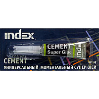 Универсальный моментальный суперклей CEMENT, 3г., блистер, арт. ISG0103(работаем с юр лицами и ИП)