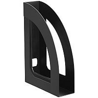 Лоток для бумаг вертикальный Стамм "Респект", черный. арт.ОФ111(работаем с юр лицами и ИП)