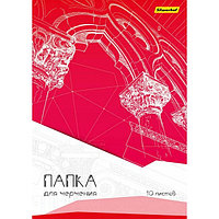 Папка для черчения Silwerhof 915025-24 A4 10л. бум.160г/м2(работаем с юр лицами и ИП)