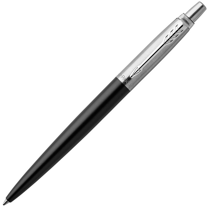 Ручка шариковая JOTTER Bond Street Black CT, черный корпус из нерж.стали, колпачок и клип из