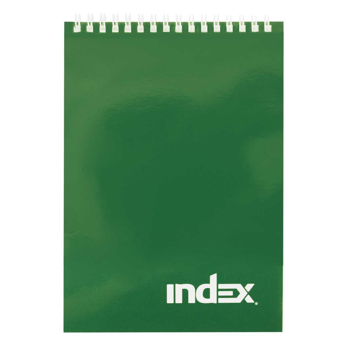 Блокнот INDEX, серия Office classic, на гребне, кл., ламиниров. обл., ф. А5, 40 л., арт. INLcl-5/40
