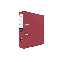Папка-регистратор 75 мм, PVC, красная, с металлической окантовкой, арт. IND 8/24 PVC NEW КР(работаем с юр
