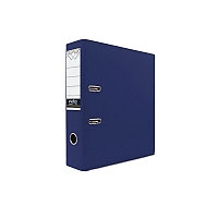 Папка-регистратор 75 мм, PVC, темно-синяя, с металлической окантовкой, арт. IND 8/24 PVC NEW ТС(работаем с юр