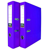 Папка-регистратор COLOURPLAY, 80 мм, ламинированная, неоновые цвета, арт. IND 8 LA, цвет фиолетовый(работаем с