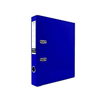 Папка-регистратор 50 мм, PVC, синяя, с металлической окантовкой, арт. IND 5/30 PVC NEW СИН(работаем с юр