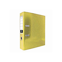 Папка-регистратор 80 мм, ламинированная, арт.IND 8 LA, цвет желтый(работаем с юр лицами и ИП)