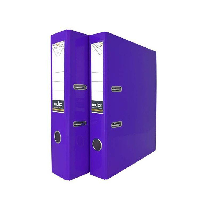 Папка-регистратор COLOURPLAY, 50 мм, ламинированная, неоновая, цвет фиолетовый(работаем с юр лицами и ИП)