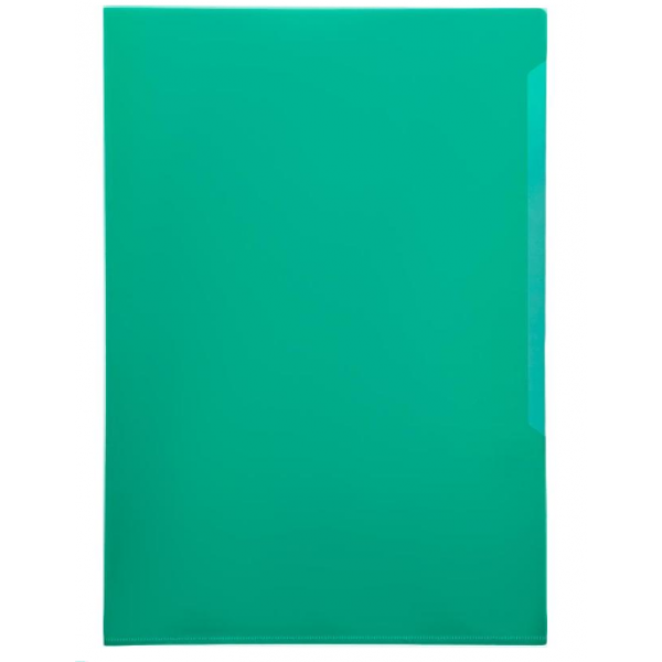 Папка-уголок Durable, A4, 180 микрон, глянец, полипропилен, цвет зеленый(работаем с юр лицами и ИП) - фото 1 - id-p113247261