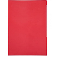 Папка-уголок Durable, A4, 180 микрон, глянец, полипропилен, цвет красный(работаем с юр лицами и ИП)