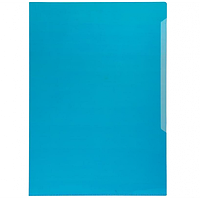 Папка-уголок Durable, A4, 180 микрон, глянец, полипропилен, цвет синий(работаем с юр лицами и ИП)