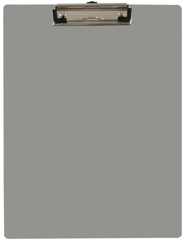 Клип-борд METALLIC, ф. А4, пластик,  цвет серый(работаем с юр лицами и ИП)