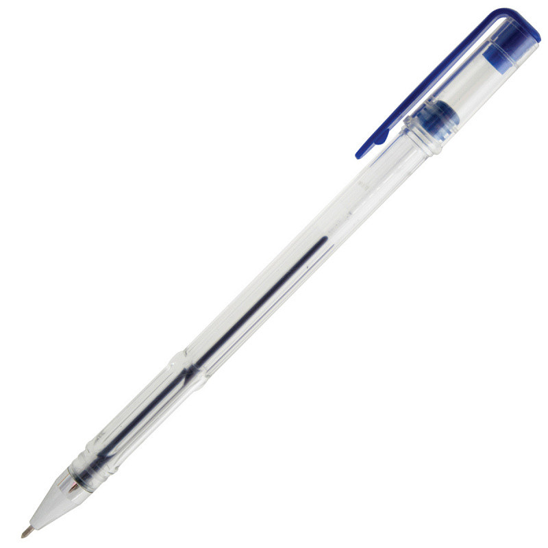 Ручка гелевая, 0,5 мм, цвета в ассортименте, арт. SGP01, цвет синий(работаем с юр лицами и ИП) - фото 1 - id-p113247341