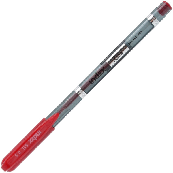 Ручка гелевая REED, пластиковый тонированный корпус, 0,5мм, арт. IGP101, цвет чернил красный(работаем с юр - фото 1 - id-p113247343
