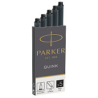 Картридж с чернилами QUINK для перьевой ручки, LONG, упаковка из 5 шт., арт. PARKER-S0116240,