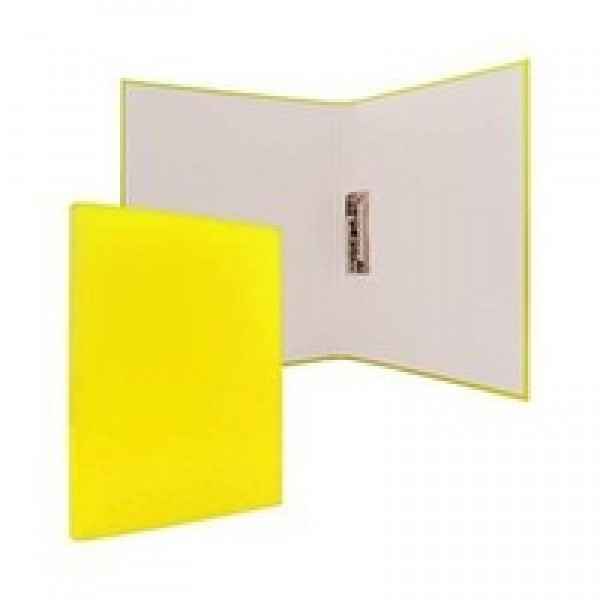 Папка с прижимным механизмом, ламинированная, цвета в ассортименте, арт. IND PR, цвет желтый(работаем с юр - фото 1 - id-p113247390