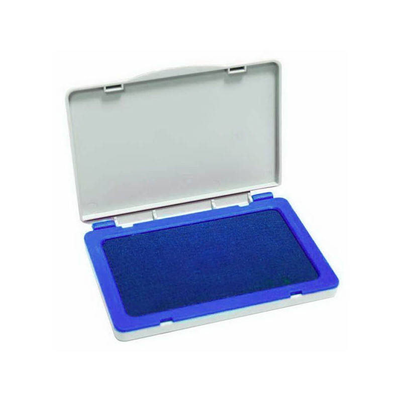 Штемпельная подушка, пластик, 103*70мм, арт. ISP10, цвет синий(работаем с юр лицами и ИП)