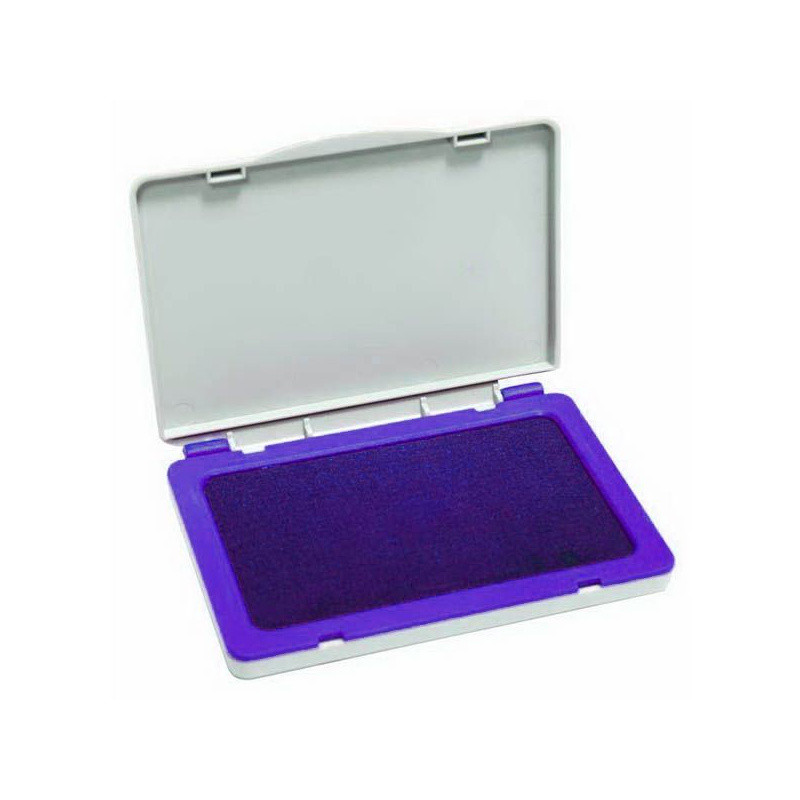Штемпельная подушка, пластик, 103*70мм, арт. ISP10, цвет фиолетовый(работаем с юр лицами и ИП)