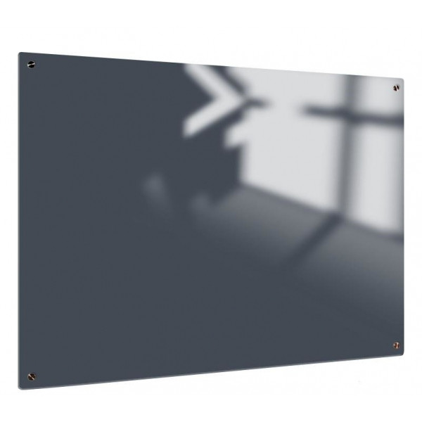 Доска стеклянная магнитно-маркерная Classic Boards BMG96, 90х60см, арт. GB9060, цвет серый(работаем с юр