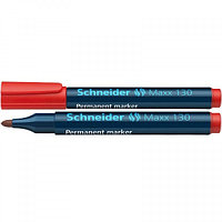 Маркер Schneider 130 перманентный 1-3 мм, цвет красный(работаем с юр лицами и ИП)