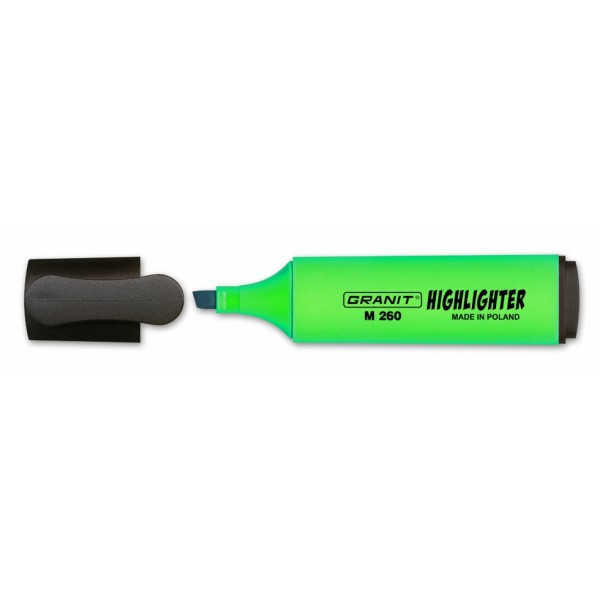 Текстмаркер M260, 1-5 мм, GRANIT, цвет зеленый(работаем с юр лицами и ИП) - фото 1 - id-p113247549
