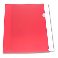 Папка-уголок Бюрократ -E310 A4 пластик 0.18мм , цвет красный(работаем с юр лицами и ИП)