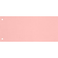 Полоска разделительная прямоугольная, 240х105, картон 180гр., 100 шт., цвет розовый