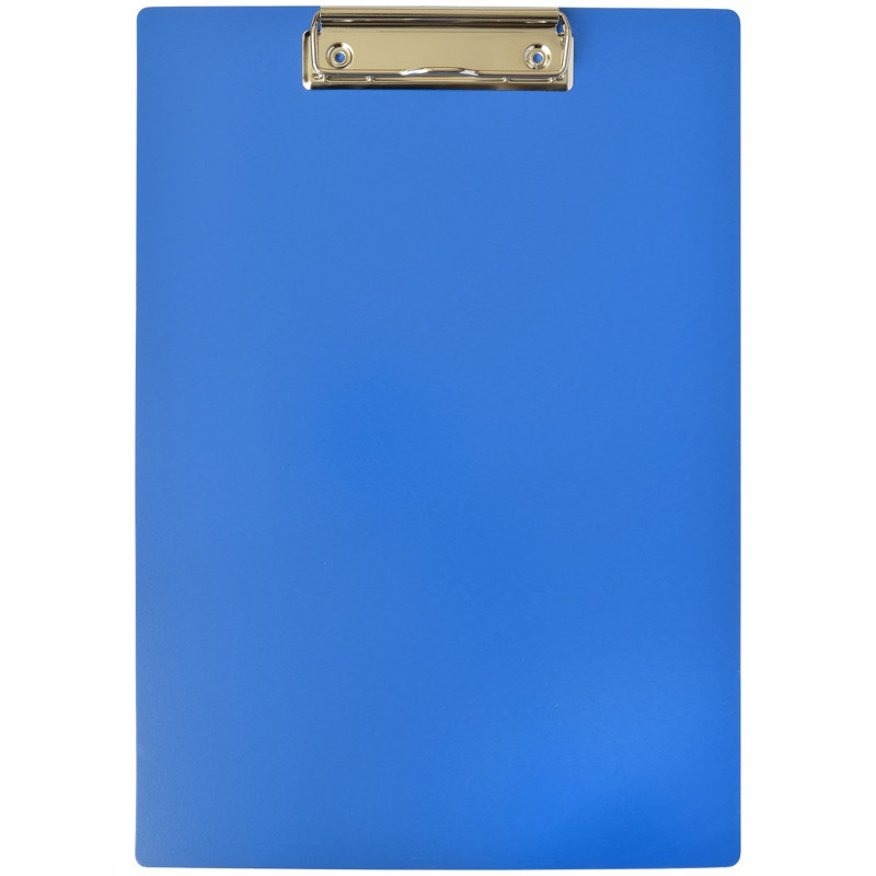 Планшет с зажимом OfficeSpace А4, пластик, цвет синий(работаем с юр лицами и ИП)