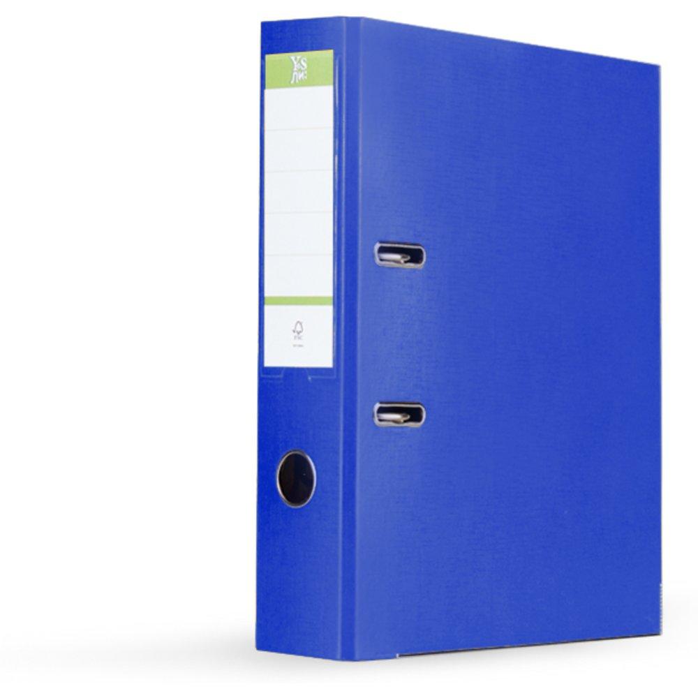Папка-регистратор 75 мм, А4, ПВХ Эко, YESЛи, цвет синий(работаем с юр лицами и ИП) - фото 1 - id-p113247688