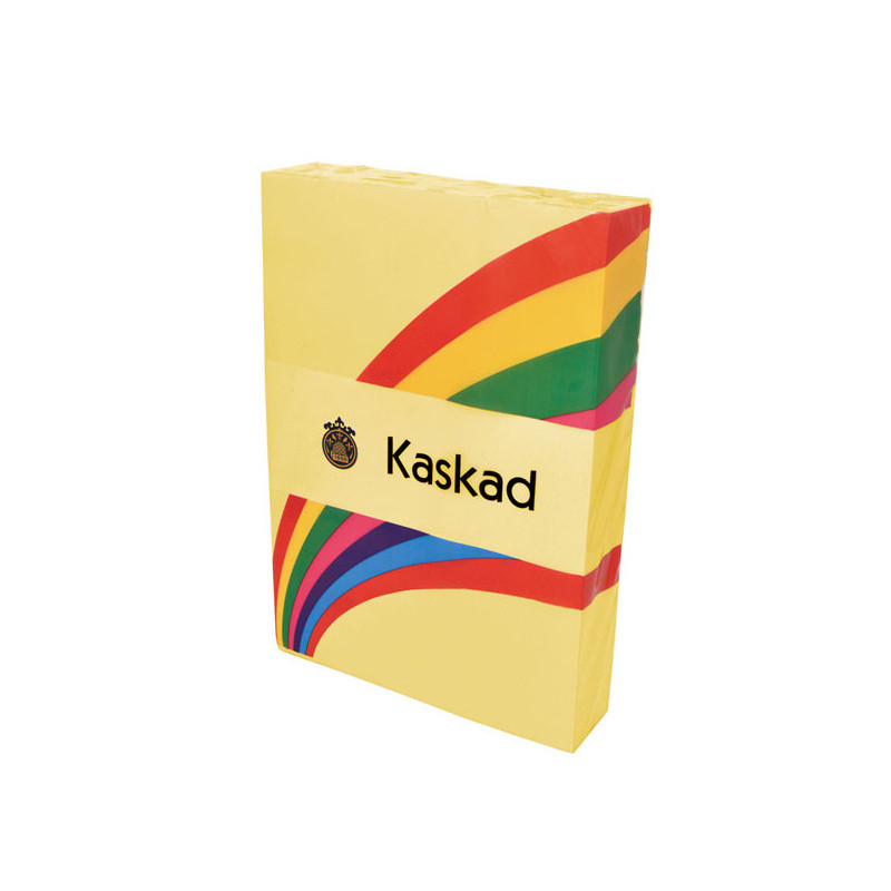 Бумага цветная Kaskad, 80гр, А4, 500 л., цвет канареечный(работаем с юр лицами и ИП)