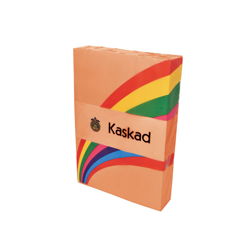 Бумага цветная Kaskad, 80гр, А4, 500 л., цвет оранжевый(работаем с юр лицами и ИП) - фото 1 - id-p113247787