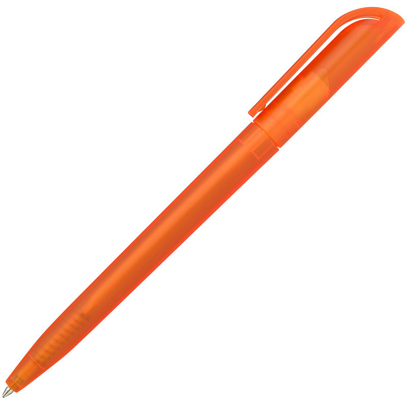 Авторучка шариковая, оранжевый корпус, арт. SLP027-OR(работаем с юр лицами и ИП)