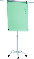 Флипчарт стеклянный магнитно-маркерный Classic Boards BMF96-VA1/G, 90x60см (белый), мобильный на