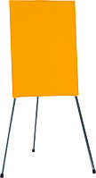 Флипчарт стеклянный магнитно-маркерный Classic Boards BMF96-VM/G, 90x60см (желтый), подставка-тренога(работаем