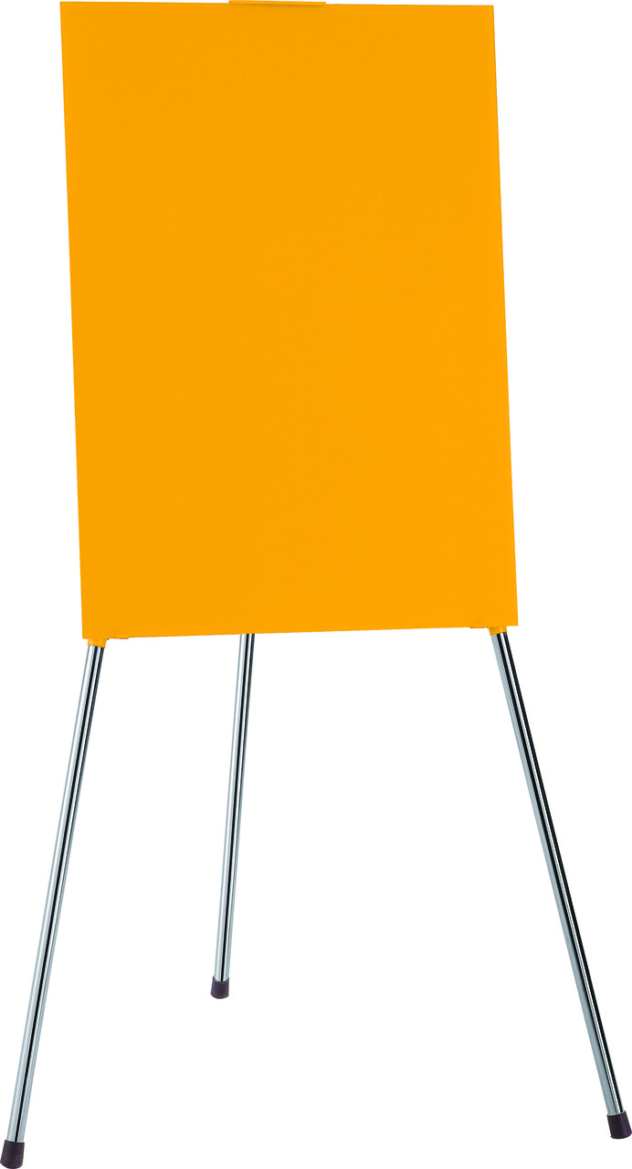 Флипчарт стеклянный магнитно-маркерный Classic Boards BMF96-VM/G, 90x60см (желтый), подставка-тренога(работаем - фото 1 - id-p113247876