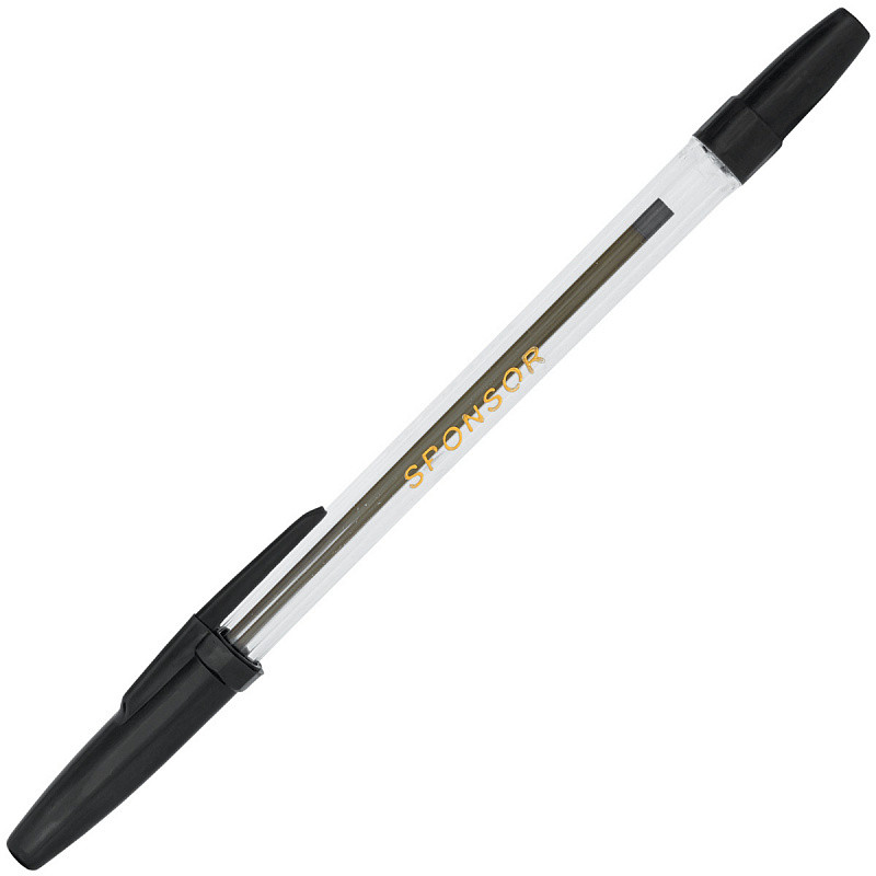 Ручка шариковая черная, арт. SBP050/BK(работаем с юр лицами и ИП)