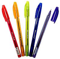 Ручка шариковая Silwerhof DROP BRIGHT (026150-02) однораз. 1.0мм треугол. ассорти синие чернила(работаем с юр