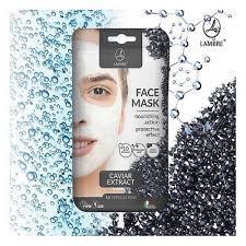 Маска с натуральным экстрактом черной икры Lambre FACE MASK CAVIAR