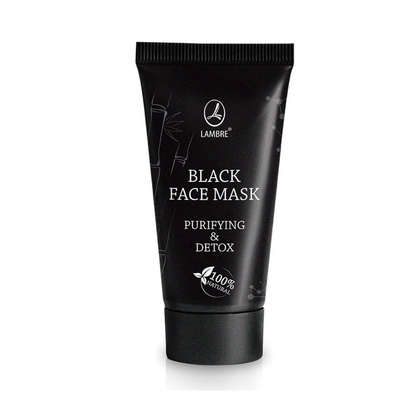 Многофункциональная очищающая маска с детокс и матирующим эффектом Lambre BLACK FACE MASK